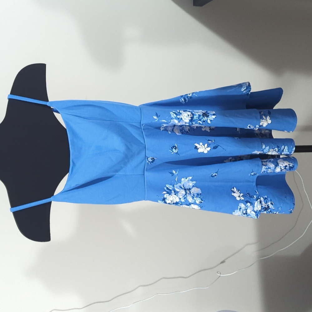 Blue Floral Dress